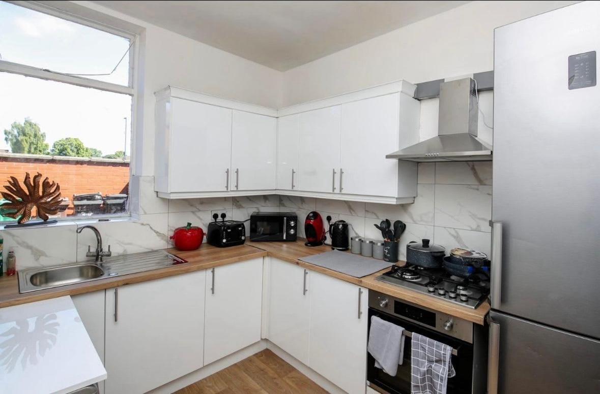 2 Min Walk Etihad Stadium & Coop Arena - 3Br, Free Parking Manchester Exterior foto